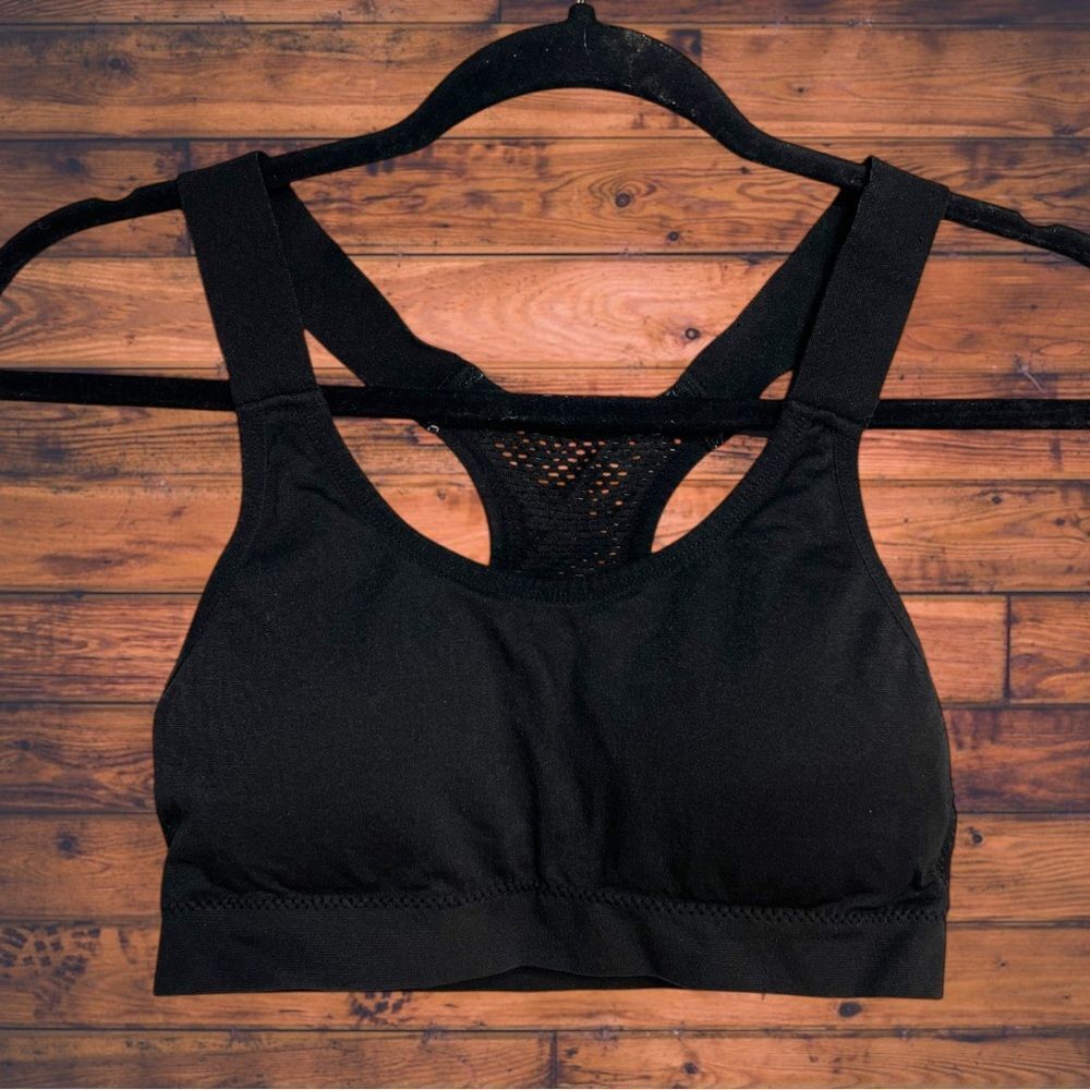 5 for $25🔥Just BE Black Racerback Sports Bra Medium